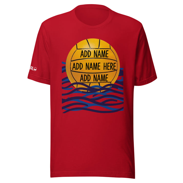 SHOALO Water Polo Ball - Unisex t-shirt (Various Colours) - PERSONALISED