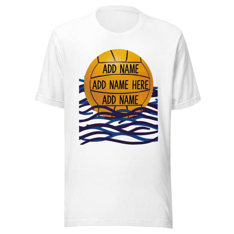 SHOALO Water Polo Ball - Unisex t-shirt (Various Colours) - PERSONALISED