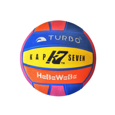 TURBO & KAP7 - Kids HaBaWaBa Water Polo Ball - Size 3 - Multicoloured