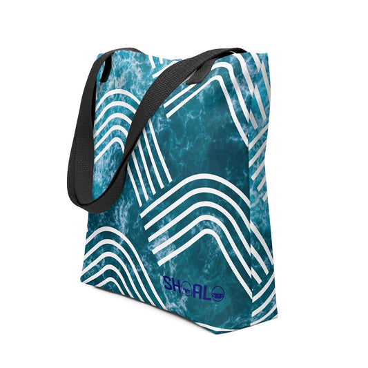 SHOALO Waves - Tote bag (15″ × 15″)