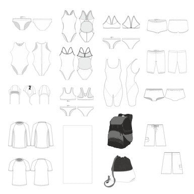 Team Kit - Custom designed water polo swimwear / suits / trunks ...