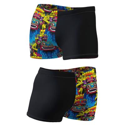 TURBO Boxer Man Full Printed Bali Mask - 73007316 Mens Swim Trunks / Shorts