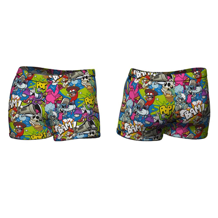 TURBO Boxer Full Loki Comic - 73137816 Mens Swim Trunks / Shorts