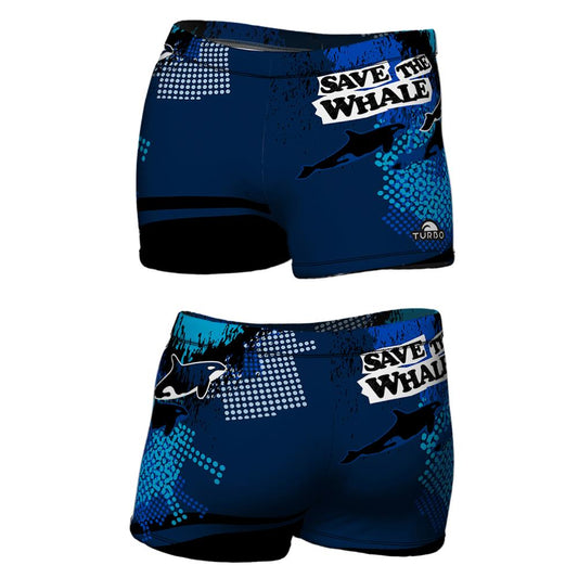 TURBO Boxer Save The Whale - 7942316 Mens Swim Trunks / Shorts