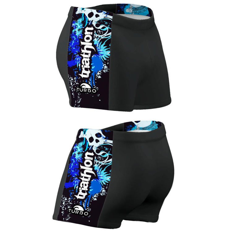 TURBO Boxer Men Band Thiathlon Calaveras - 7945113 Mens Swim Trunks / Shorts