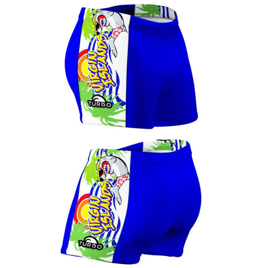 TURBO Boxer Men Band Virgin Islands - 7949713 Mens Swim Trunks / Shorts