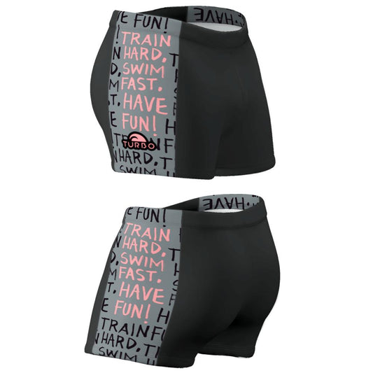 TURBO Boxer Men Band Train Hard - 7955613 Mens Swim Trunks / Shorts
