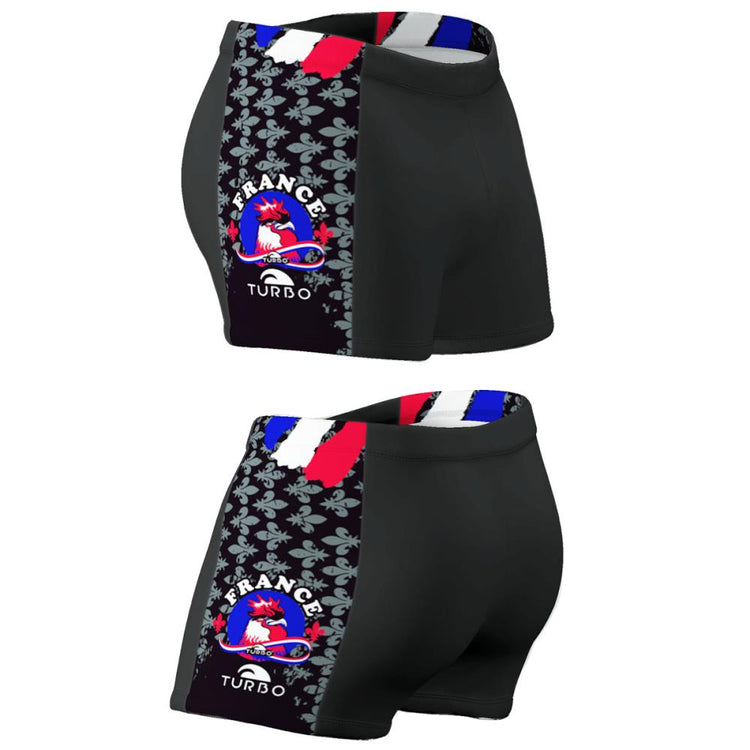 TURBO Boxer Men Band France Coq - 7956813 Mens Swim Trunks / Shorts