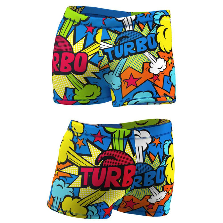 TURBO Boxer Pop Turbo - 7962516 Mens Swim Trunks / Shorts