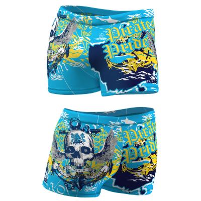TURBO Boxer Full Printed Men Pirate Treasure - 7983316 Mens Swim Trunks / Shorts