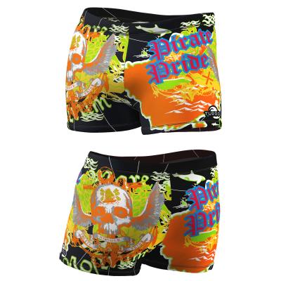 TURBO Boxer Full Printed Men Pirate Treasure - 7983316 Mens Swim Trunks / Shorts