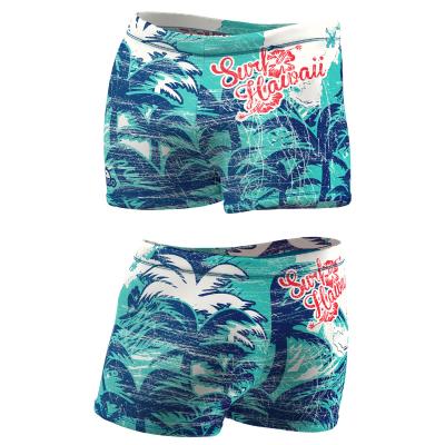 TURBO Boxer Full Printed Men Surfer Hawaii Vintage - 7987016 Mens Swim Trunks / Shorts