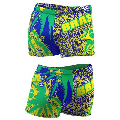 TURBO Boxer Full Printed Men Brasil Palmera - 7989116 Mens Swim Trunks / Shorts