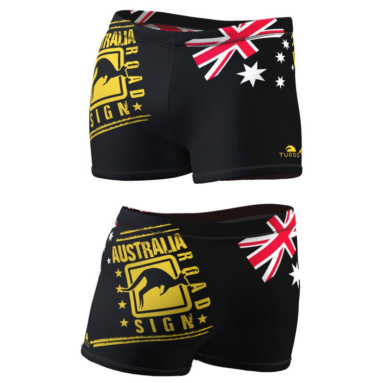 TURBO Boxer Australia Road Sign 2013 - 7989216 Mens Swim Trunks / Shorts