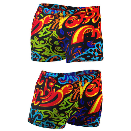 TURBO Boxer Grafic Machine - 7992916 Mens Swim Trunks / Shorts