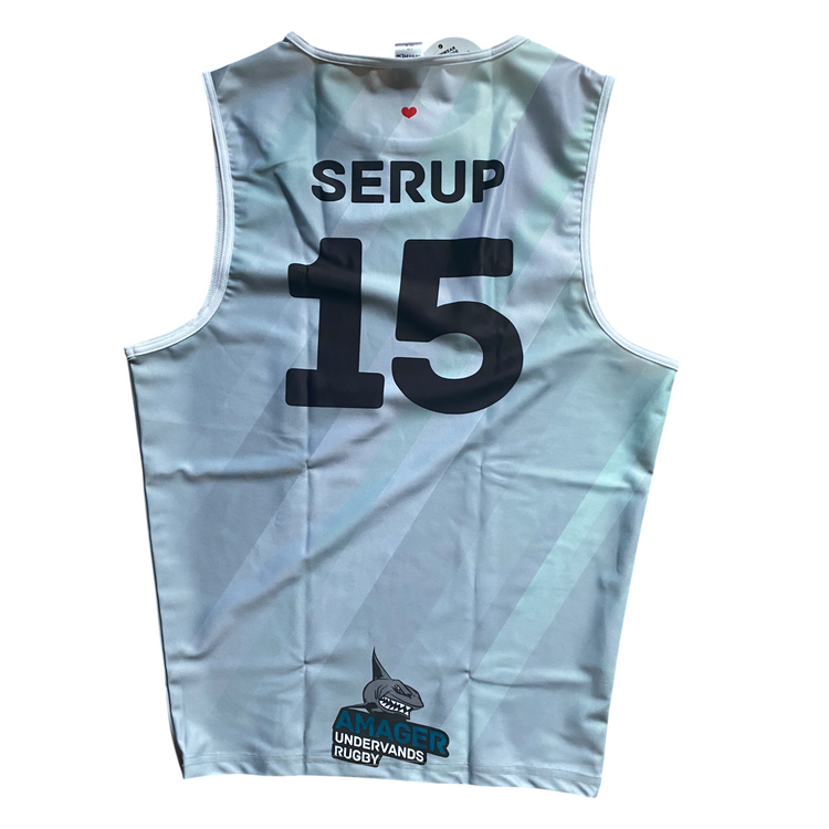 SHOALO Customised - Amager UWR Unisex CONTOUR TECH Vest (Singlet / Jersey) + NAME + NUMBER* To be worn in the pool