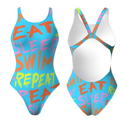 TURBO SWIMMING WOMEN SUITS EAT SLEEP SWIM REPEAT