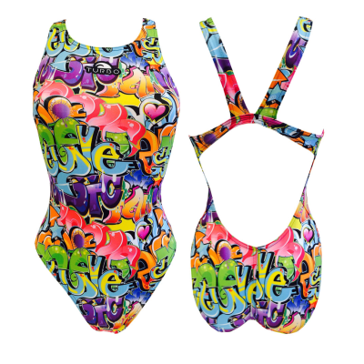 TURBO SWIMMING WOMEN SUITS GRAFFITTI 2016
