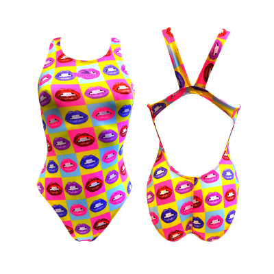 TURBO SWIMSUIT SWIMMING WOMEN LIPS