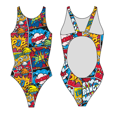 TURBO SWIMSUIT SWIMMING WOMEN COMIC BOOM