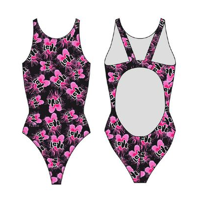 TURBO SWIMSUIT SWIMMING WOMEN DOUBLE HEART