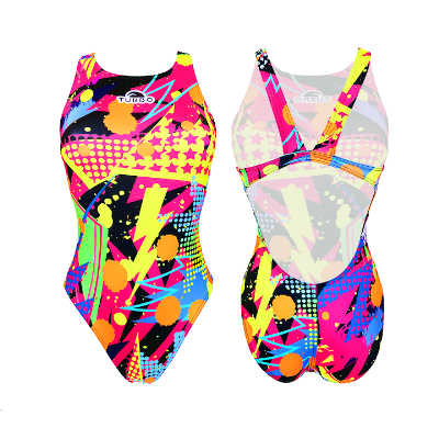 TURBO SWIMSUIT SWIMMING WOMEN POP PARTY