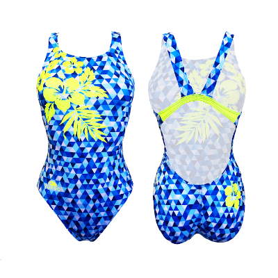 TURBO SWIMSUIT SWIMMING WOMEN BLUE HAWAII