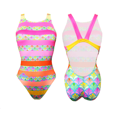 TURBO SWIMSUIT SWIMMING WOMEN FLU LINES