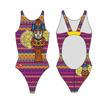 TURBO SWIMSUIT WIDE STRAP AZTEC