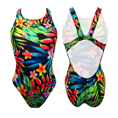 TURBO SWIMSUIT WIDE STRAP VIBRANT JUNGLE