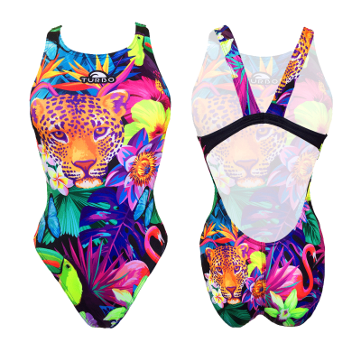 TURBO SWIMSUIT WIDE STRAP COOL TIGER