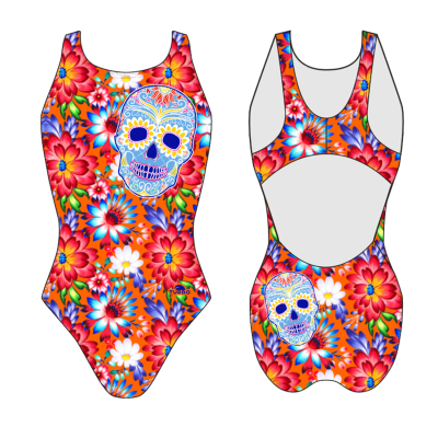 TURBO SWIMSUIT WIDE STRAP FRESH SKULL (WAVE)