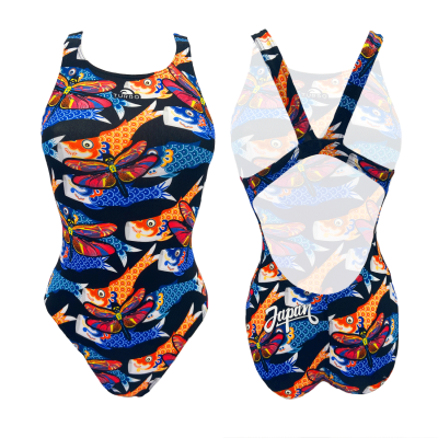 TURBO SWIMSUIT WIDE STRAP ' JAPAN FISH