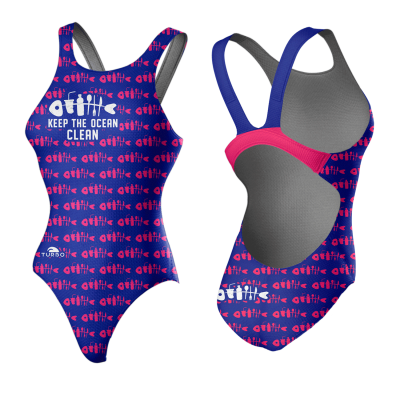 TURBO SWIMSUIT WIDE STRAP CLEAN OCEAN