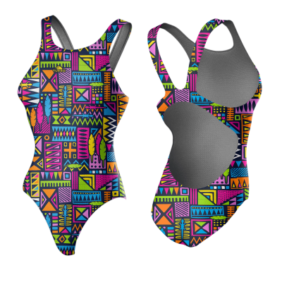 TURBO SWIMSUIT WIDE STRAP GEO AFRICA