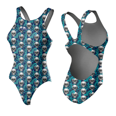 TURBO SWIMSUIT WIDE STRAP SKULL OCTOPUS