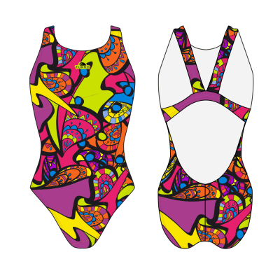 TURBO SWIMSUIT WIDE STRAP HIPPY-HEY
