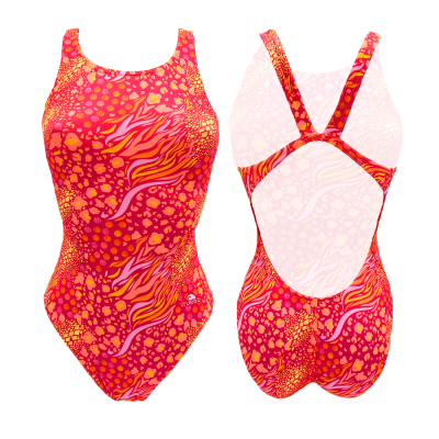 TURBO SWIMSUIT WIDE STRAP MULTI - SKIN