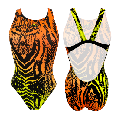 TURBO SWIMSUIT WIDE STRAP ANIMAL PRINT VIBES