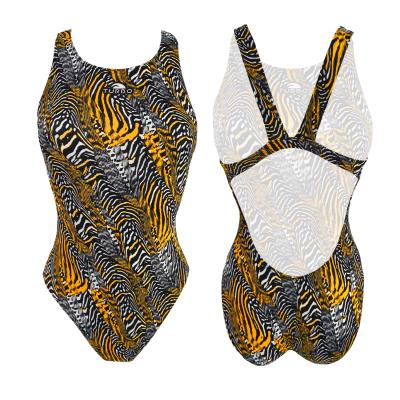 TURBO SWIMSUIT WIDE STRAP COLOR-ZEBRA