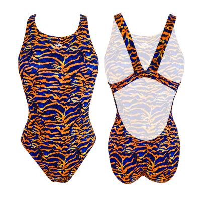 TURBO SWIMSUIT WIDE STRAP TOP-TIGER