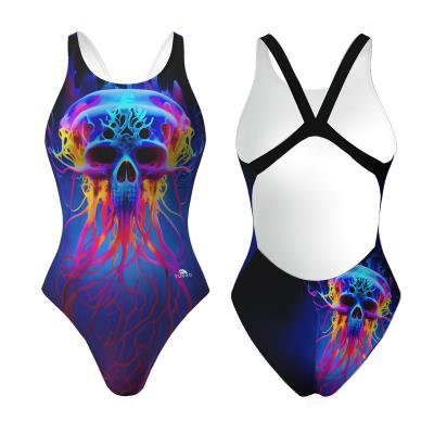 TURBO SWIMSUIT WIDE STRAP MEDUSKULL