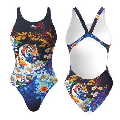 TURBO SWIMSUIT WIDE STRAP TIGER SHADOW