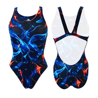TURBO SWIMSUIT WIDE STRAP BLUELECTRIC