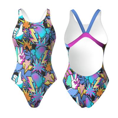 TURBO SWIMSUIT WIDE STRAP COMIC KAN