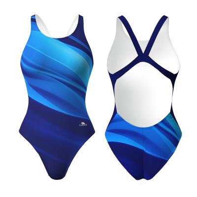 TURBO SWIMSUIT WIDE STRAP LUMINOUS WAVES