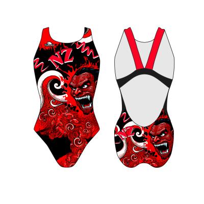 TURBO SWIMSUIT WIDE STRAP MAORI ART