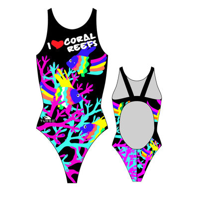 TURBO SWIMMING WOMEN SUITS CORAL REEPS (