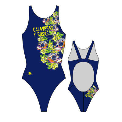TURBO SWIMMING WOMEN SUITS CALAVERAS -ROSAS