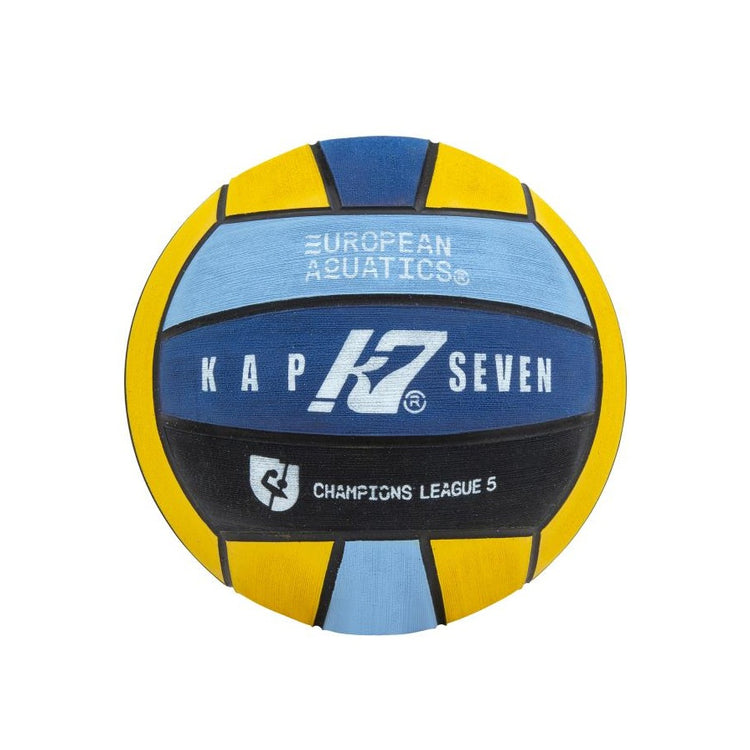 KAP 7 - CHAMPIONS LEAGUE Mens Water Polo Ball - Size 5 - Multicoloured